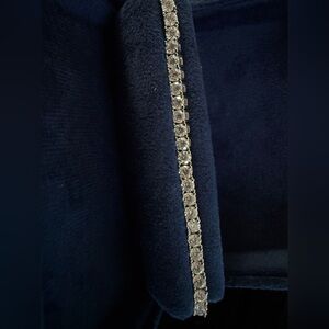 Classic tennis bracelet moissanite in 925 sterling sliver